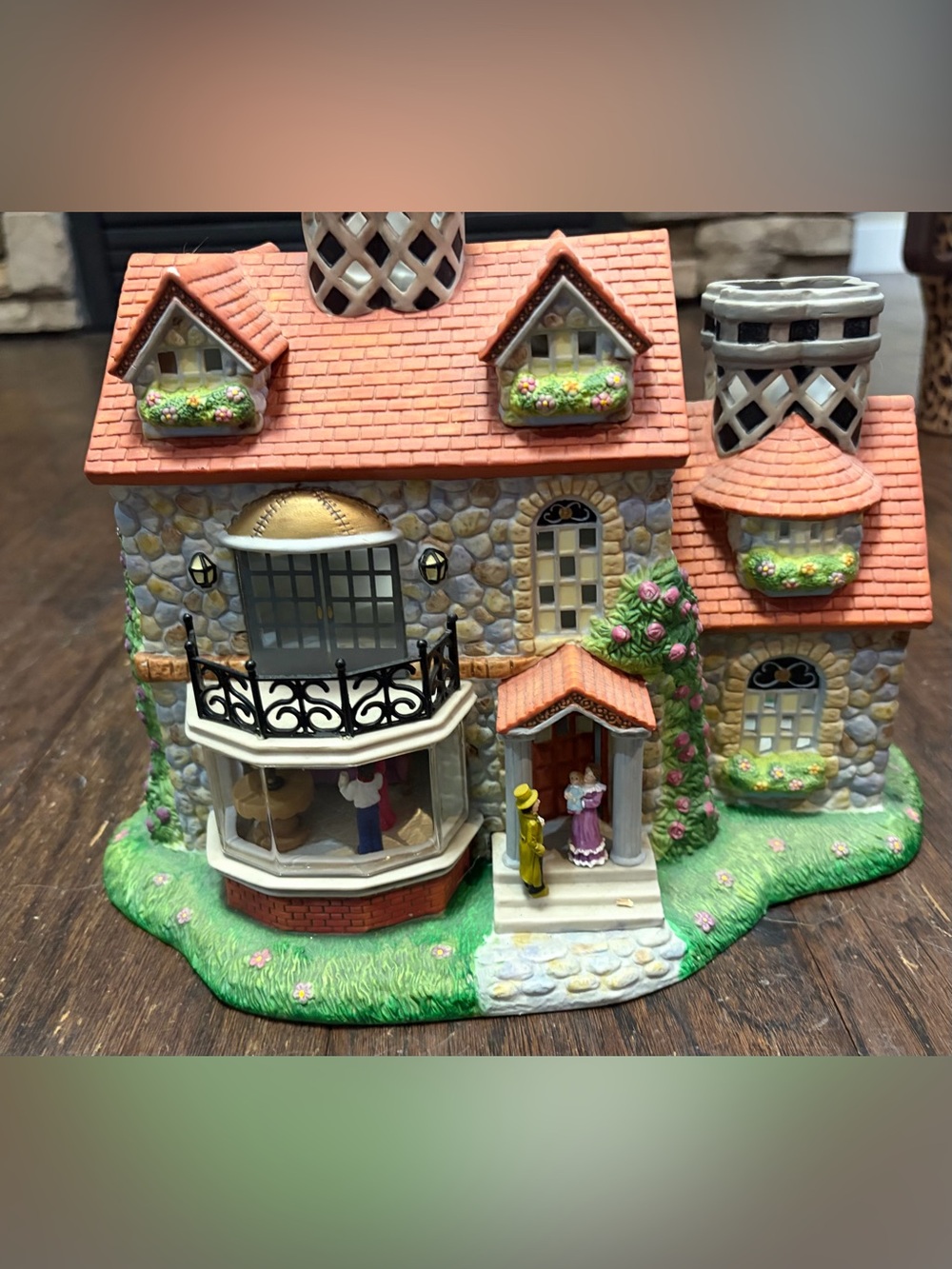 PartyLite Olde World Village #3 Bristol House Retired - Picture 8 of 16